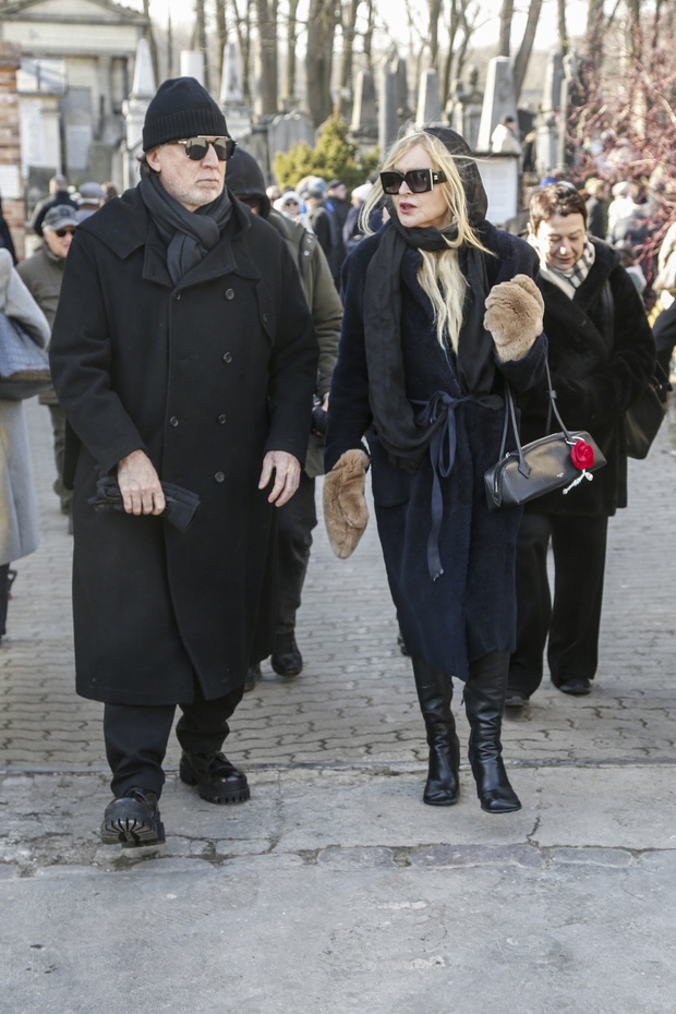 Tomasz Ziółkowski, Monika Olejnik, Pogrzeb Mariana Turskiego