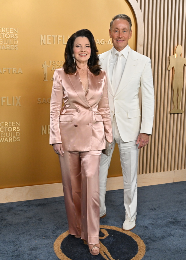 Fran Drescher podczas rozdania Nagród Gildii Aktorów Ekranowych, SAG, 2025 rok