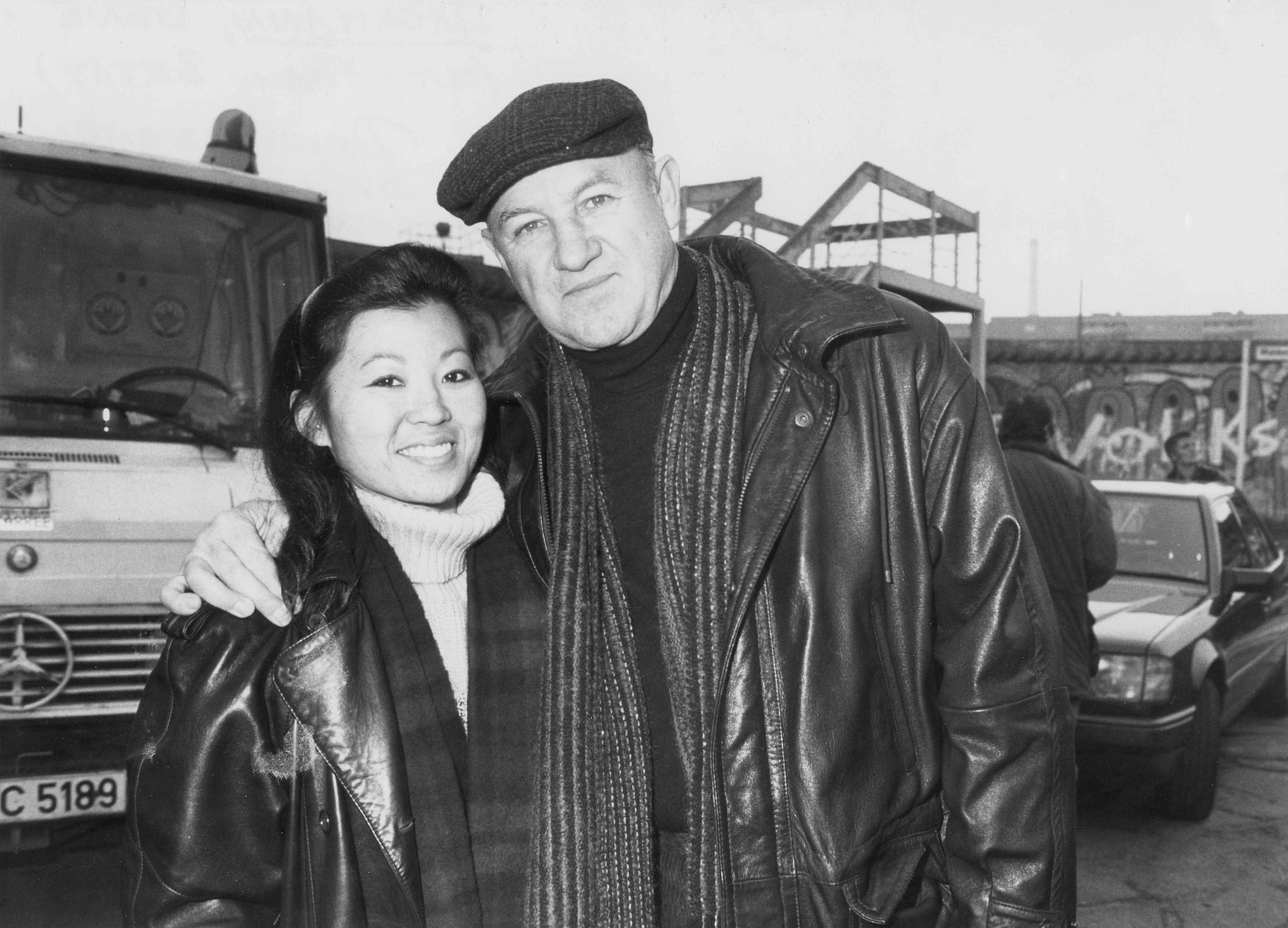 Hackman, Gene - Schauspieler, USA/ mit Ehefrau Betsy
