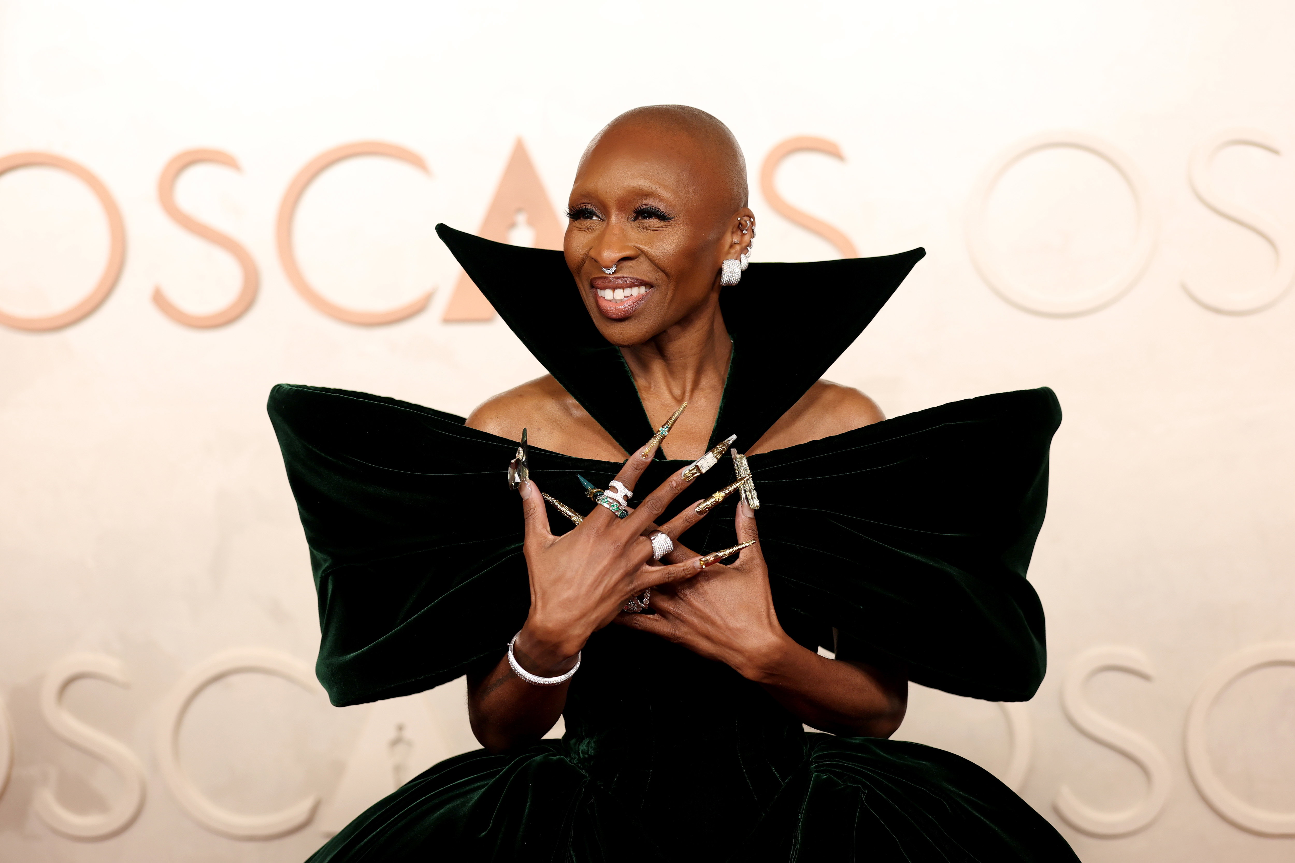 Cynthia Erivo paznokcie na Oscarach 2025