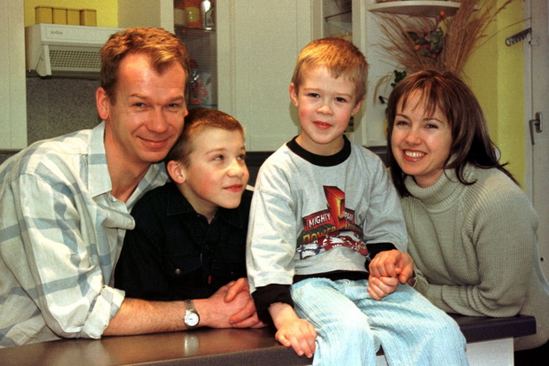 Miroslaw i Joanna Baka z syanmi Lukaszem i Jeremim
