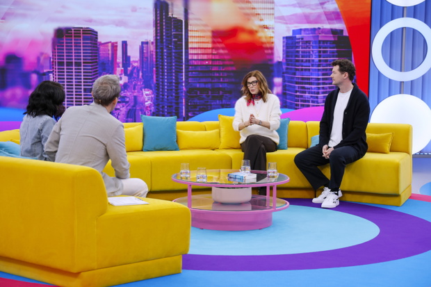 Katarzyna Kalicińska, Makary Janowski, studio „halo tu Polsat”, Warszawa, 01.03.2025 r.