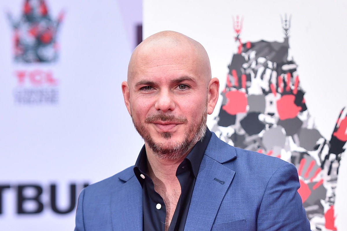 Pitbull Hand And Footprint Ceremony