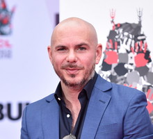 Pitbull Hand And Footprint Ceremony