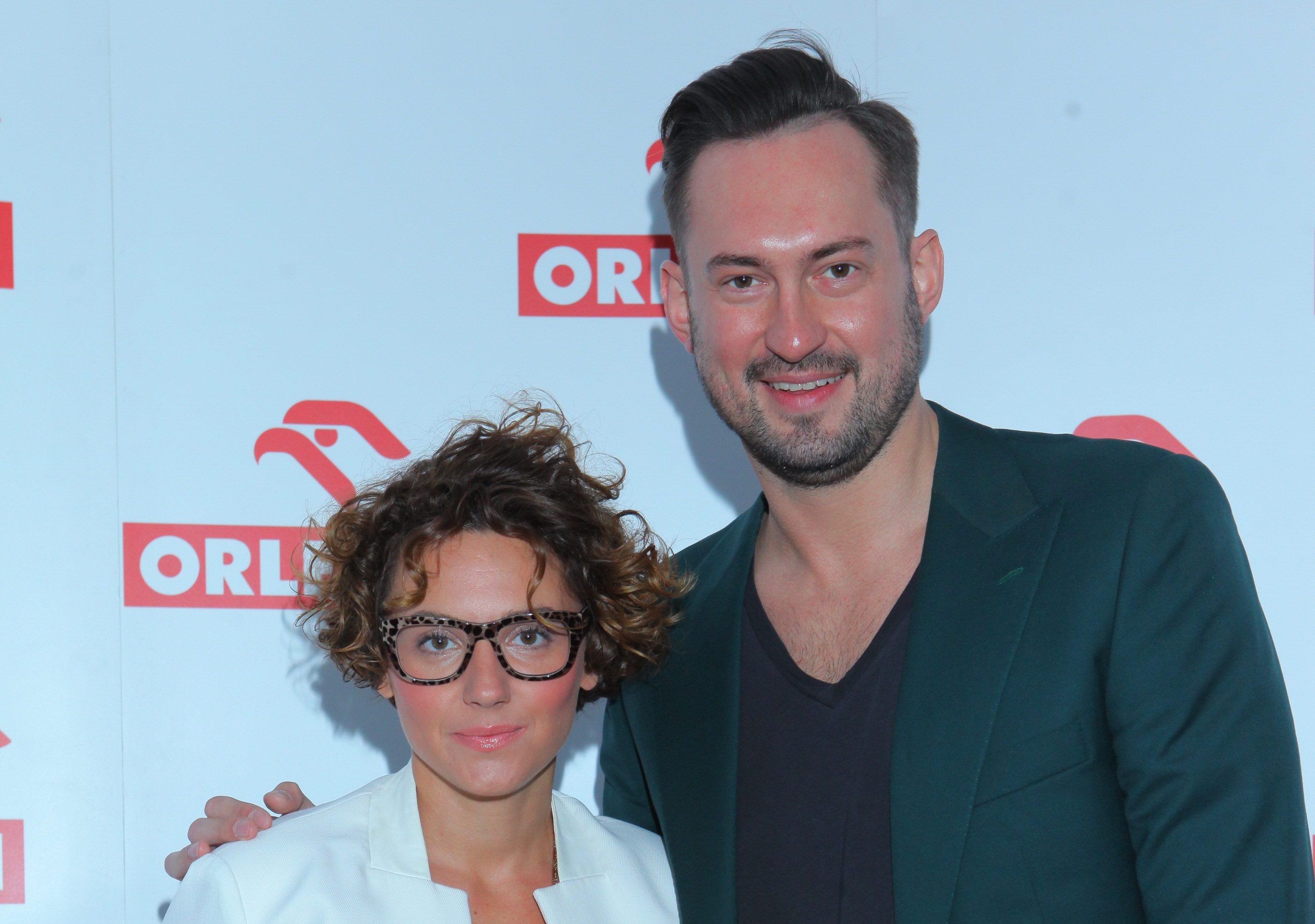Marcin Prokop z żoną Marisha Maria Prażuch