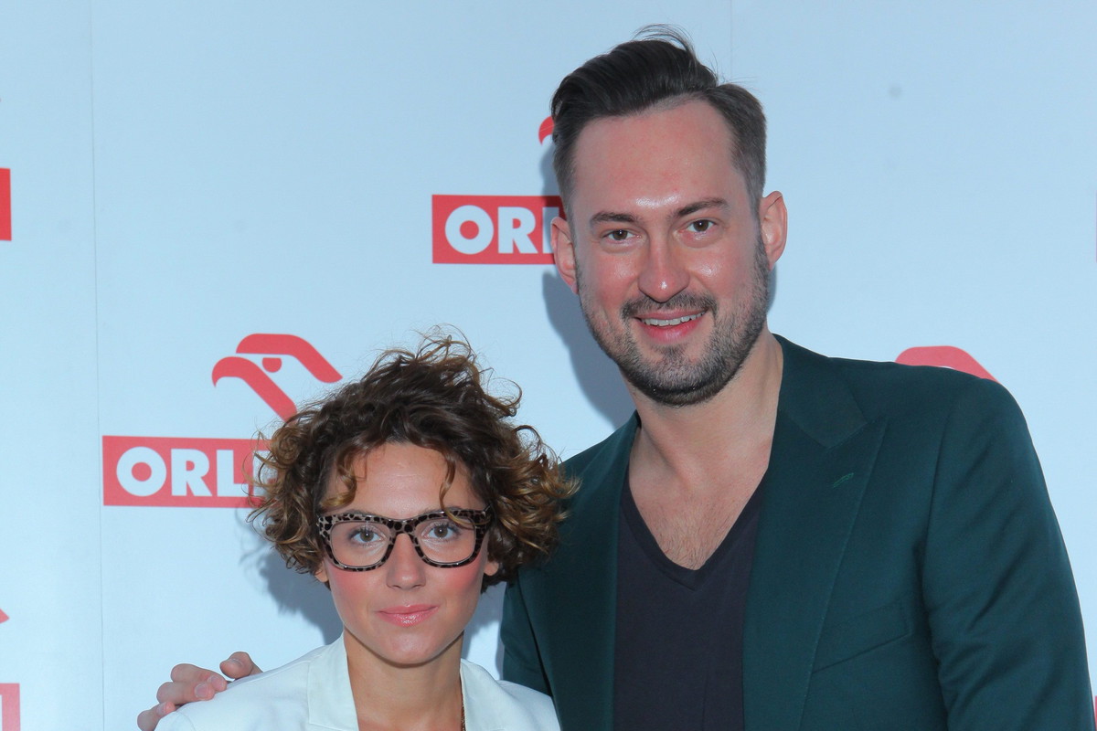 Marcin Prokop z żoną Marisha Maria Prażuch