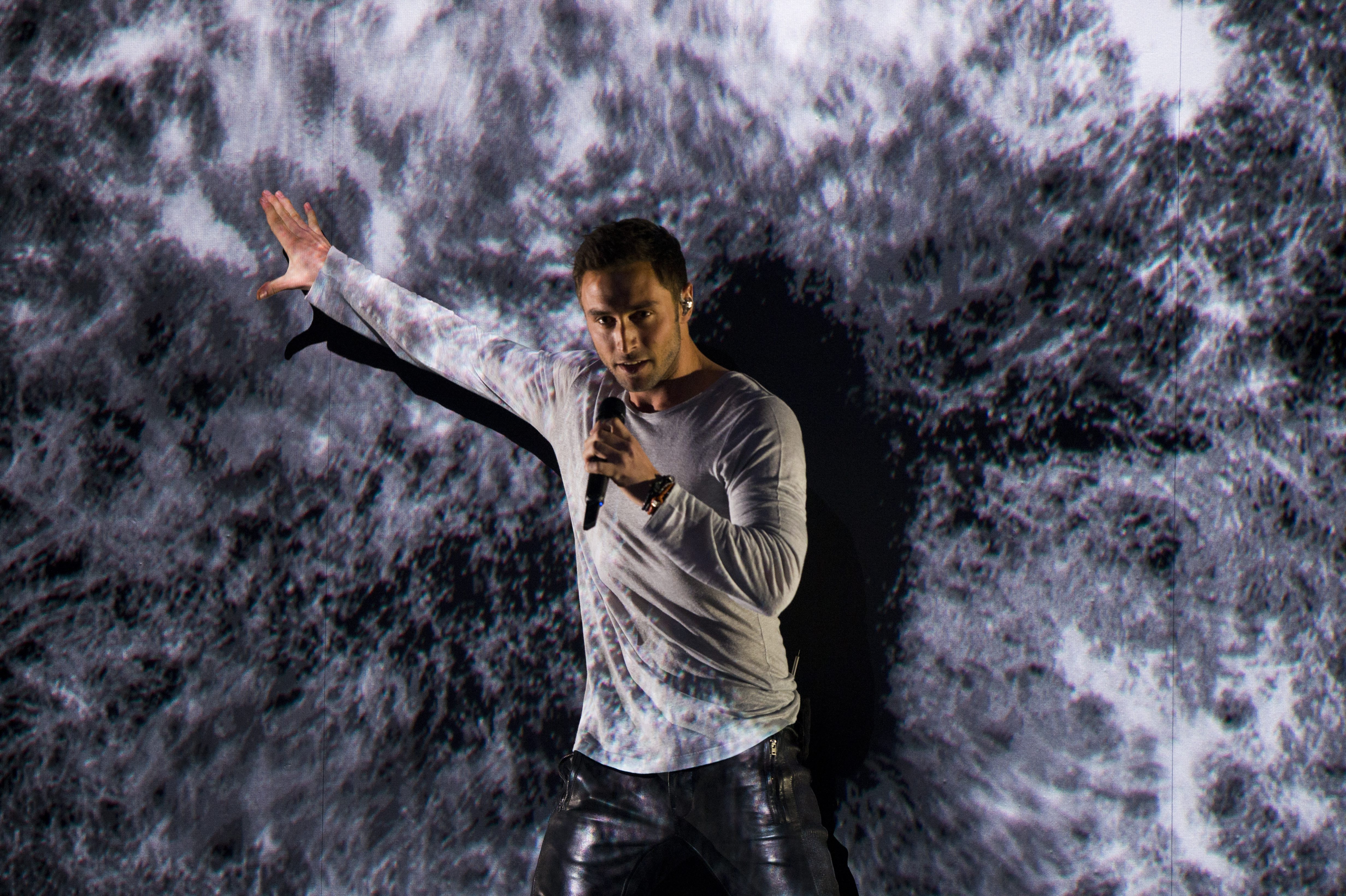 Dress rehearsal for the upcoming 60th annual Eurovision Song Contest