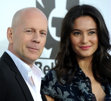Bruce Willis i Emma Heming Fot. Frazer Harrison/Getty Images)