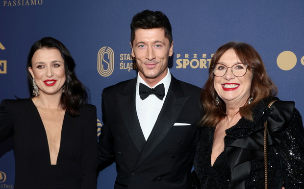Robert Lewandowski, Milena Lewandowska, Iwona Lewandowska, Gala Mistrzów Sportu 2022