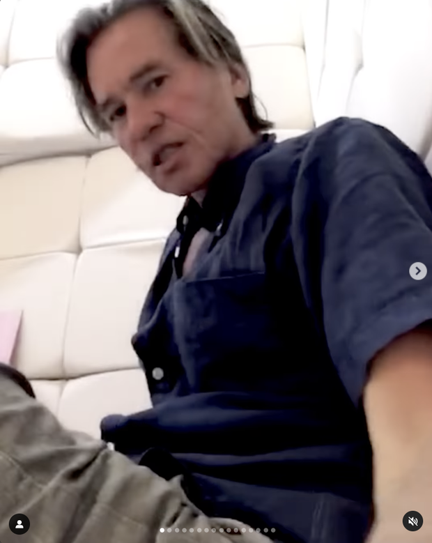 Val Kilmer na ostatnim nagraniu.