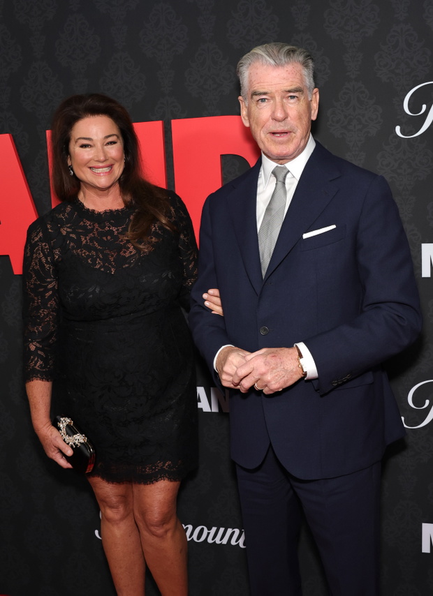 Keely Shaye Smith, Pierce Brosnan. 31.03.2025 r.