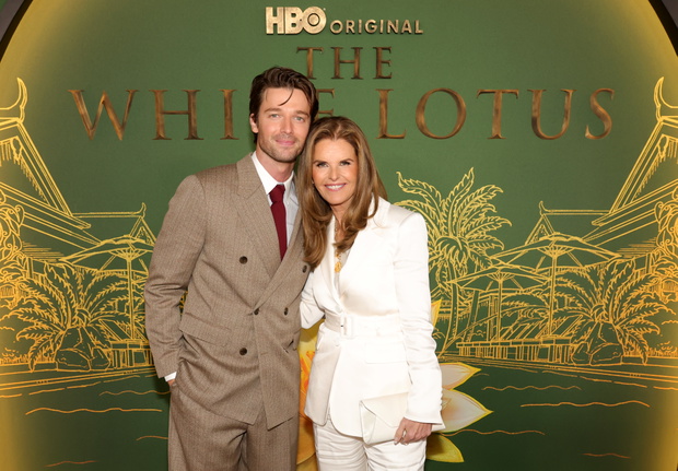 Patrick Schwarzenegger z mamą, Marią Shriver. 10.02.2025 r.