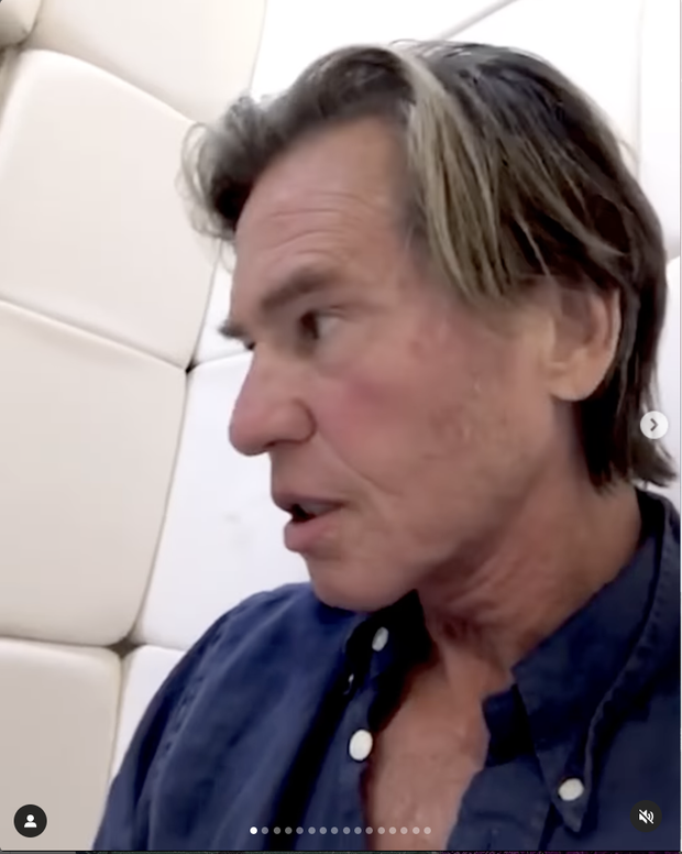 Val Kilmer na ostatnim nagraniu.