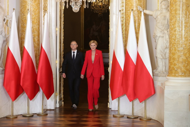 Andrzej Duda i Agata Duda 03.05.2024 Warszawa Święto Trzeciego Maja