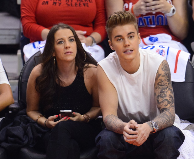 Celebrities At The Los Angeles Clippers Game