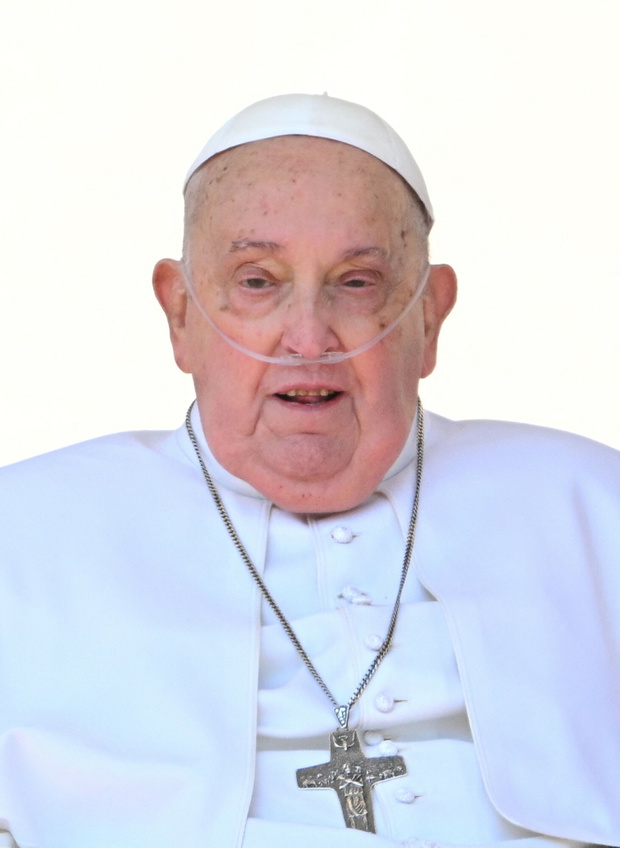 Papież Franciszek na placu świętego Piotra w Watykanie. 06.04.2025 rok
