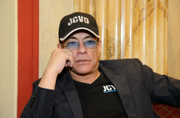 Jean-Claude Van Damme promoting 'Dubai Force' in Vienna NO USE IN AUSTRIA