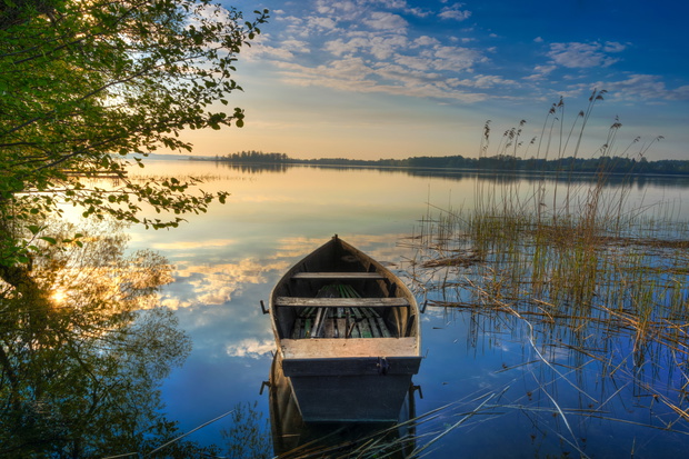 Selment Wielki wooden  boat 3