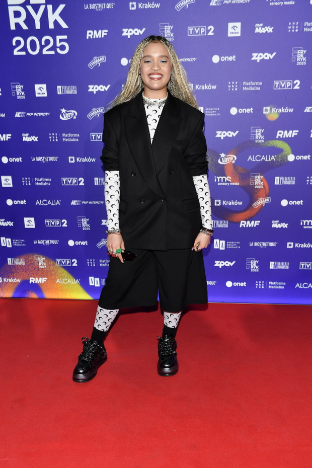 Sara James, 05.04.2025. Gala Muzyki Rozrywkowej Fryderyk Festiwal 2025, w Taruon Arenie Krakow.