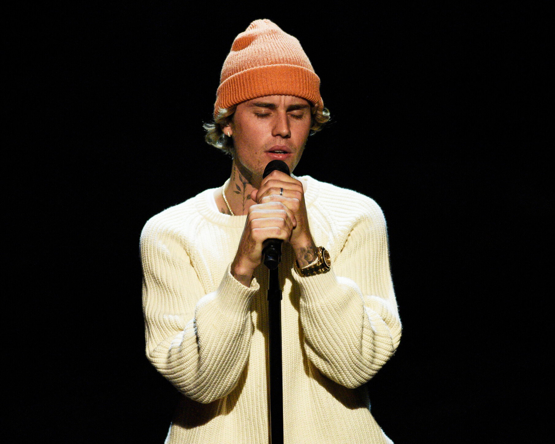 Justin Bieber. Saturday Night Live, 2020 rok