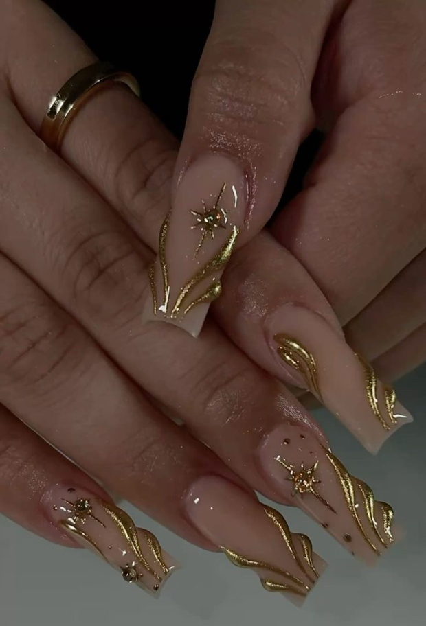 Golden Nails