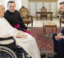 J.D. Vance, James David Vance, papież Franciszek, Watykan, 20.04.2025 r. - jamnik