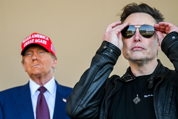 Donald Trump, Elon Musk. 2024 rok, Teksas,