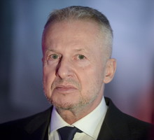 Bogusław Linda 12.01.2017 Łódź. Premiera filmu "Powidoki", ostatniego filmu Andrzeja Wajdy