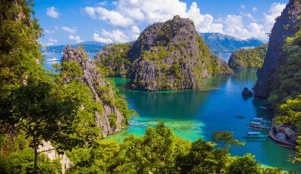 Twin Lagoon Paradise With Limestone Cliffs - Coron, Palawan - Ph