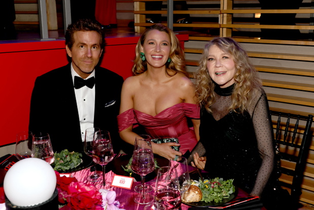 Blake Lively, Willie Elain McAlpin, Ryan Reynolds. 24.04.2025 rok