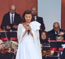 Edyta Górniak. 26.04.2025. Kraków — Łagiewniki. Symfonia Miłosierdzia