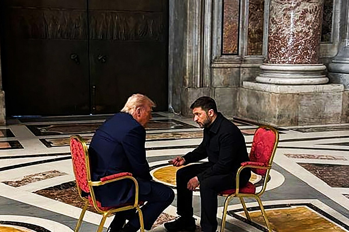 Wołodymyr Zełenski, Donald Trump