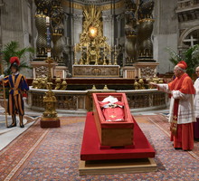 Trumna papieża Franciszka. 25.04.2025 rok