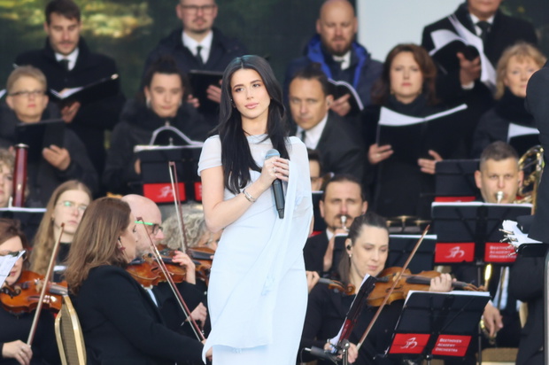 Roksana Węgiel. 26.04.2025. Kraków — Łagiewniki. Symfonia Miłosierdzia