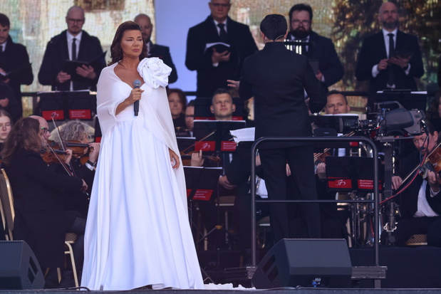 Edyta Górniak. 26.04.2025. Kraków — Łagiewniki. Symfonia Miłosierdzia