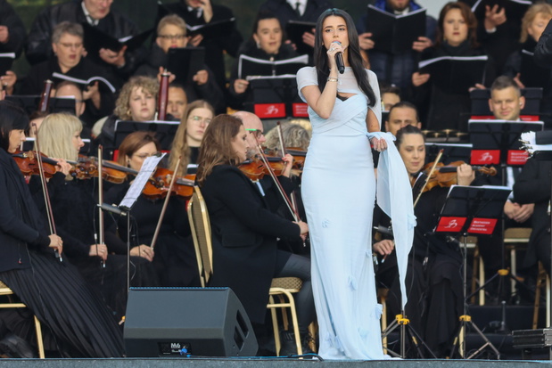 Roksana Węgiel. 26.04.2025. Kraków — Łagiewniki. Symfonia Miłosierdzia