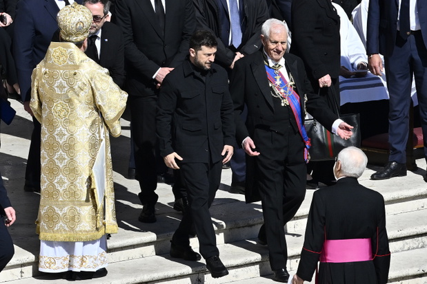 Pogrzeb papieża Franciszka. 26.04.2025 rok. Volodymyr Zelensky