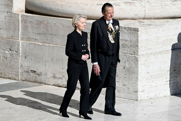 Pogrzeb papieża Franciszka. 26.04.2025 rok. Ursula von der Leyen