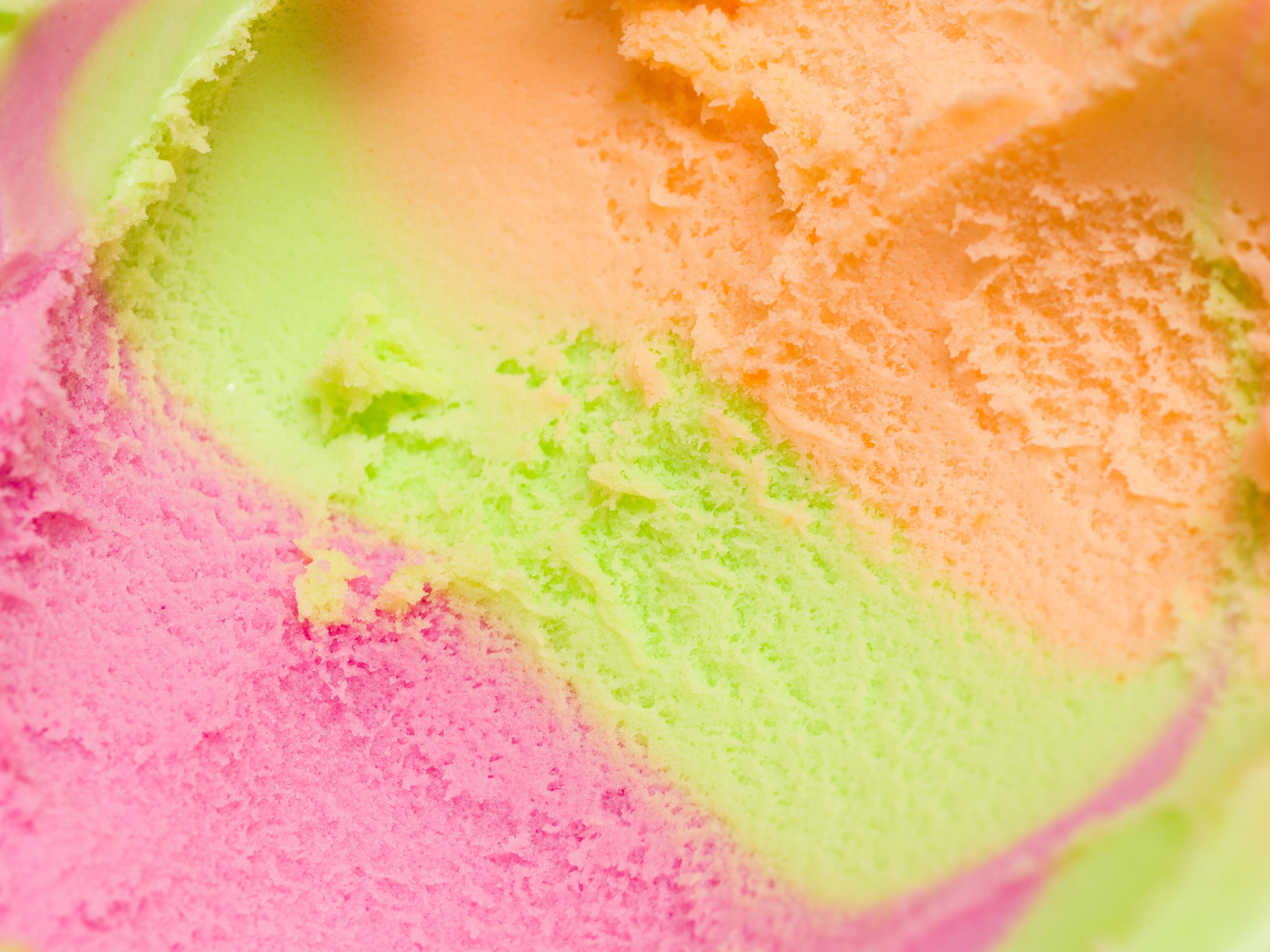Sorbet dessert background