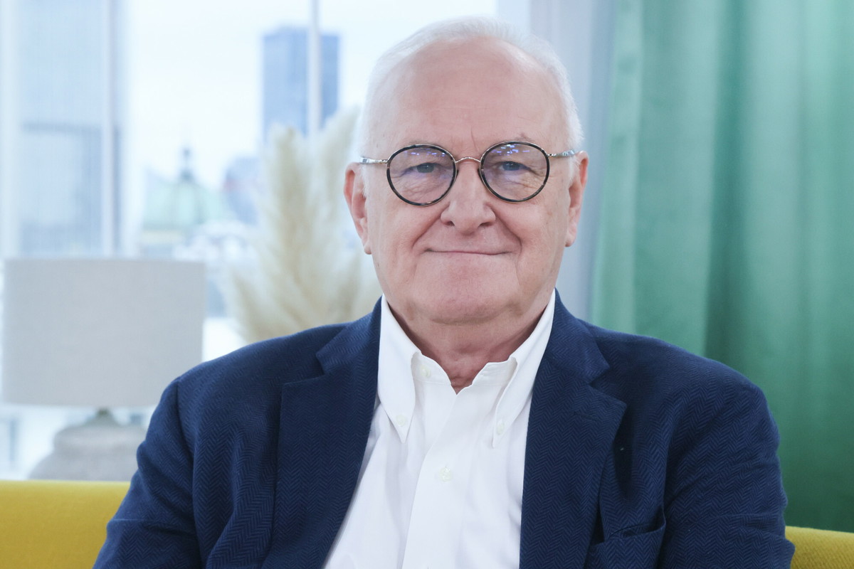 Jacek Cygan, Warszawa, 19.04.2025 Na planie programu Dzien Dobry TVN.