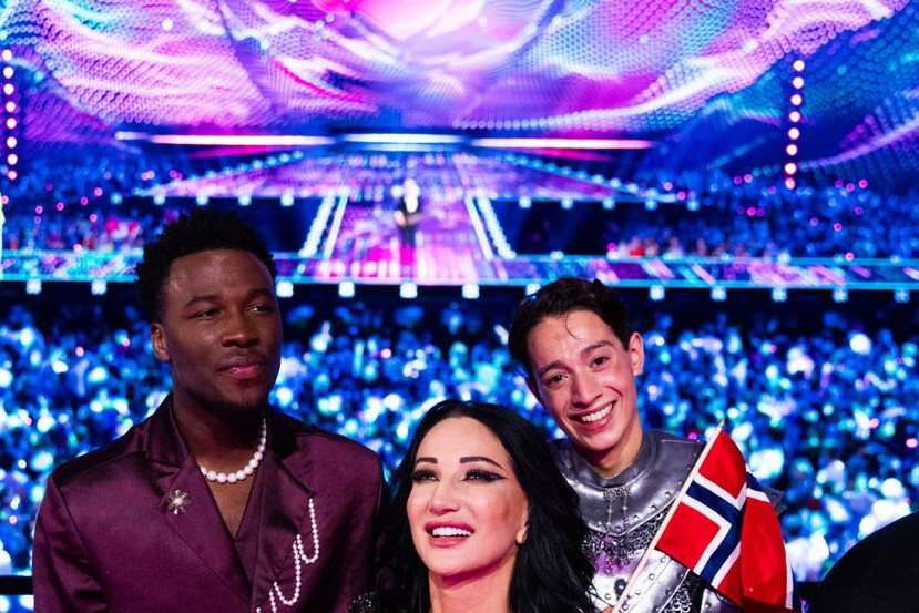 Kyle Alessandro (z prawej), Justyna Steczkowska: Eurowizja 2025