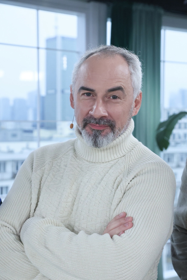Jacek Kopczyński. Warszawa, 09.11.2024 Na planie programu Dzien Dobry TVN.