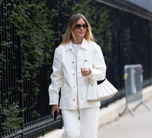 Street Style - Paris Fashion Week - Womenswear Fall/Winter 2025/2026 - Day Seven