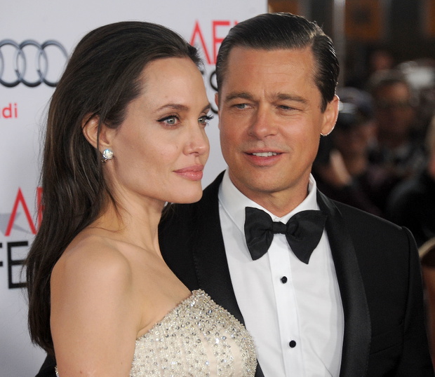 Angelina Jolie i Brad Pitt 2015 r.