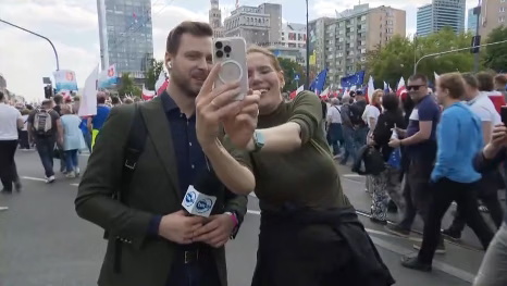 Radomir Wit. marsz Rafała Trzaskowskiego/ źródło: TVN 24 GO