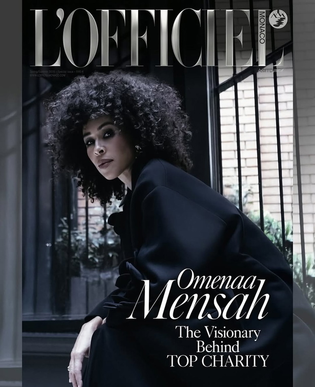 Omenaa Mensah na okładce L’Officiel Monaco