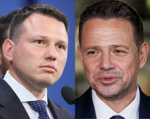 Sławomir Menntzen, Rafał Trzaskowski  jamnik