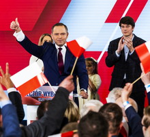 Wieczór wyborczy Karola Nawrockiego, maj 2025