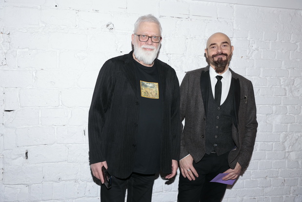 Tomasz Raczek, Marcin Szczygielski, premiera sztuki „Berek, czyli upiór w moherze”, Warszawa, 19.12.2022 rok