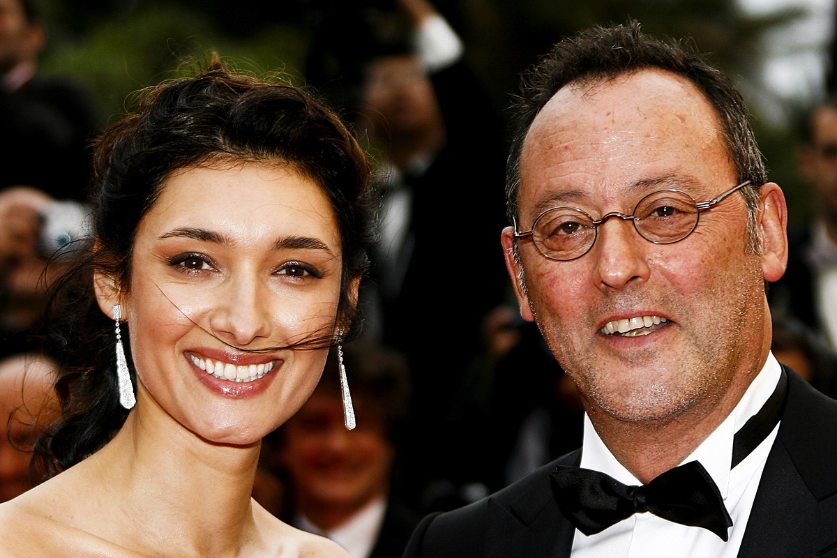 Jean Reno, Zofia Borucka, Cannes, 2008